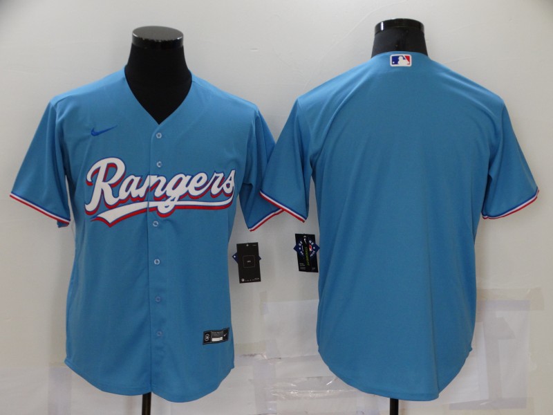 Men Texas Rangers Blank light blue Game Nike 2021 MLB Jersey->texas rangers->MLB Jersey